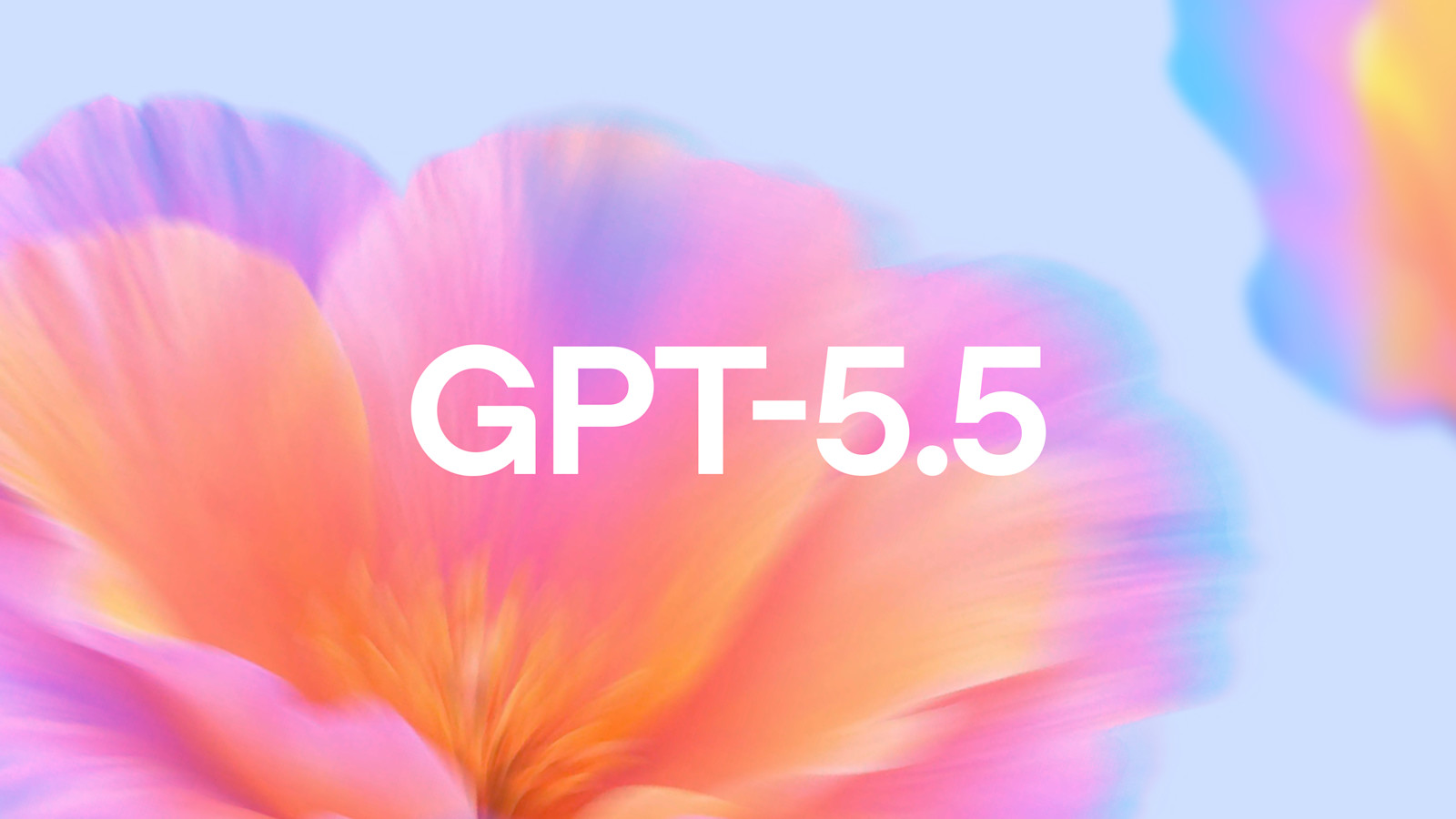 OpenAI GPT-5.5 launch art card